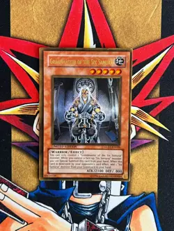 GLD1-EN026 Grandmaster Of The Six Samurai Gold Rare Limited Edition VLP Yugioh - Image 1