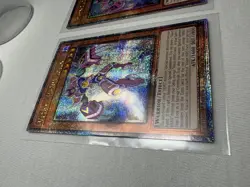 x2 Yugioh Vision HERO Faris RA01-EN004 Quarter Century Secret Rare 1st Ed NM - Image 3