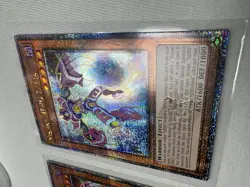 x2 Yugioh Vision HERO Faris RA01-EN004 Quarter Century Secret Rare 1st Ed NM - Image 4