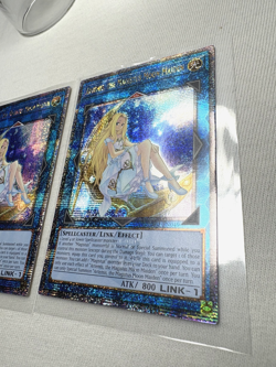 x2 Yugioh Artemis, The Magistus Moon Maiden RA01-EN049 Quarter Century Rare NM - Image 4