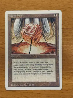 Mana Vault Revised MTG Magic: The Gathering FAST SHIPPING - Image 1