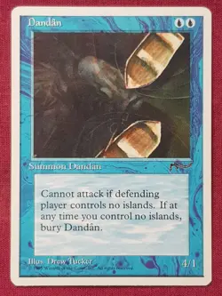 Magic The Gathering CHRONICLES DANDAN blue card MTG - Image 1