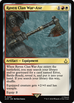 Raven Clan War-Axe - Assassin's Creed - MTG Near Mint - Image 1