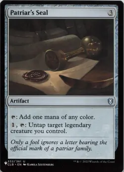 Patriar's Seal U The List Reprints 332/361 - Image 1