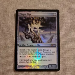 1x MTG Magic The Gathering TCG - Plague Myr - Rare - FNM Promo Foil - Image 1