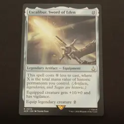 Excalibur, Sword of Eden MTG Universes Beyond: Assassin's Creed Rare 72 NM - Image 1