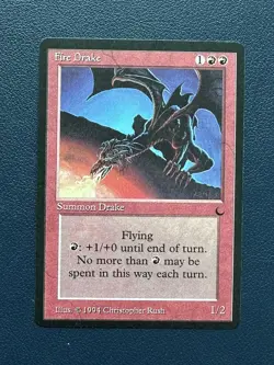 MTG Fire Drake The Dark Regular Uncommon - Image 1