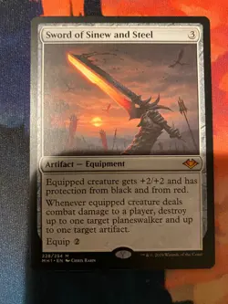 MTG Modern Horizons 1 Sword of Sinew and Steel - Image 1
