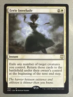 MTG / Eerie Interlude / KHC / #022 / Regular / Rare / NM - Image 1