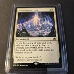 MTG Teleportation Circle 39 Regular Rare Adventures in the Forgotten Realms AFR - Image 2