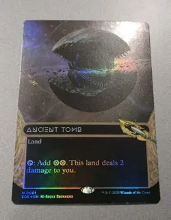 Ancient Tomb (0001) (Borderless) Edge of Eternities: Stellar Sights foil - Image 1