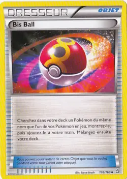 Bis Ball - XY05:Primo Choc - 136/160 - Carte Pokemon Neuve Francaise - Image 1