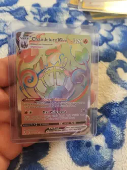 Pokemon Chandelure VMAX 265/264 SW&SH: Fusion Strike Secret Rainbow Rare - Image 1