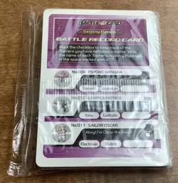 Pokemon (GBA) Seizing Poison EReader Battle Card Set - SEALED never played - Image 1
