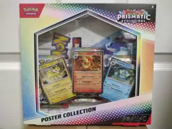 Sealed Pokemon TCG Scarlet & Violet Prismatic Evolutions Poster Collection Box - Image 1