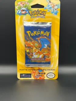 Pokemon BASE SET BLISTER PACK (Shadowless) - FACTORY SEALED - CHARIZARD 🔥 - Image 2