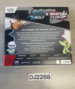 Pokemon TCG Black Bolt and White Flare Poster Collection New & Sealed - Image 2