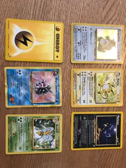Rare Pokemon Cards Bundle - x2 Holo, x1 Energy, x3 Rare - Image 1
