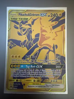 Pikachu & Zekrom GX SM248 Black Star Promo Sun And Moon Pokemon Card NM - Image 3