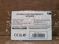 Pokemon TCG -Team Rocket's Articuno 051/182 Destined Rivals STAMP Best Buy Promo - Image 5