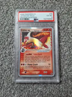 2006 POKEMON EX DRAGON FRONTIERS LATIAS EX HOLO Graded PSA CHEAP TCG Card 95/101 - Image 1