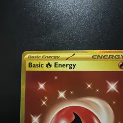 Pokemon TCG Basic Fire Energy Obsidian Flames Holo Card 230/197 - Image 4