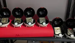 Pokemon 1999 Burger King 23k gold plated Complete set - Image 1