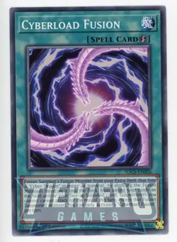 Yugioh Cyberload Fusion SDCS-EN026 Common 1st Edition Near Mint - Image 1