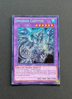 Yugioh! Invoked Cocytus - 1st Edition - Secret Rare FUEN-EN029 (LP) 1996 - Image 1