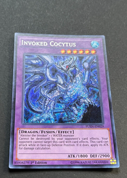 Yugioh! Invoked Cocytus - 1st Edition - Secret Rare FUEN-EN029 (LP) 1996 - Image 3