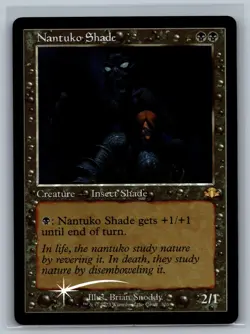 Magic MTG Dominaria Remastered Nantuko Shade (Retro Frame) #306 Foil TCG CCG - Image 1