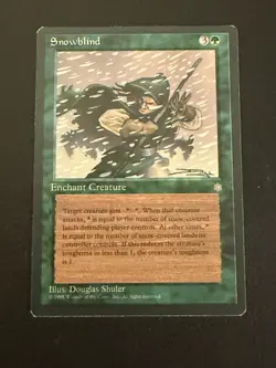 Magic The Gathering - MTG Snowblind - Ice Age LP - Image 1