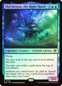 🔥MTG Mm'menon, the Right Hand - Edge of Eternities (EOE) FOIL NEAR MINT🔥 - Image 1