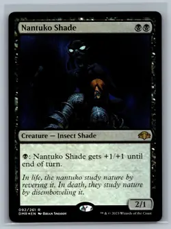 Magic MTG Dominaria Remastered Nantuko Shade #092/261 Foil TCG CCG - Image 1
