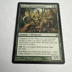 MTG Magic the Gathering Wren's Run Packmaster (244/312) Lorwyn LP - Image 1