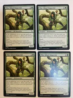 4x Mtg Murders At Karlov Manor Vitu-Ghazi Inspector NM/M Magic The Gathering - Image 1