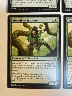 4x Mtg Murders At Karlov Manor Vitu-Ghazi Inspector NM/M Magic The Gathering - Image 2