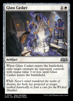 Glass Casket [Wilds of Eldraine] Near Mint MTG - Image 1