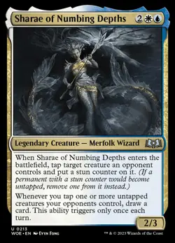 Sharae of Numbing Depths [Wilds of Eldraine] Near Mint MTG - Image 1