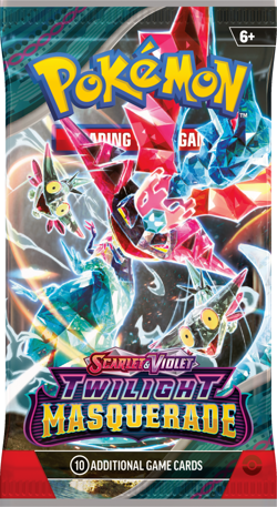 Pokemon TCG: Twilight Masquerade Booster Pack - Factory Sealed - Image 1