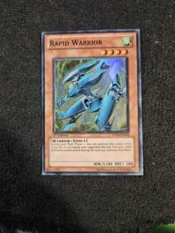 Rapid Warrior 1st Edition Super Rare 5DS3-EN004 LP Yugioh - Image 1