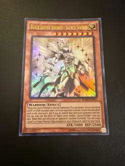 Yugioh! Black Luster Soldier - Sacred Soldier - BOSH-EN097 - Ultra Rare NM - Image 1