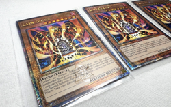 x3 YuGiOh Lava Golem RA01-EN001 Quarter Century Secret Rare 1st Edition NM - Image 3