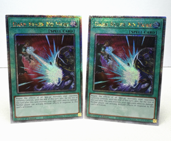 x2 YuGiOh Dark Ruler No More RA01-EN060 Quarter Century Secret Rare 1st NM - Image 1