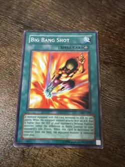 Yugioh Big Bang Shot MFC-086 Unlimited Edition Rare MP - Image 1