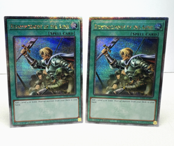 x2 YuGiOh Reinforcement of the Army RA01-EN051 Quarter Century Secr. Rare 1st NM - Image 1