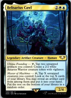 Magic the Gathering Belisarius Cawl Warhammer 40,000 Commander MTG Free Shipping - Image 1