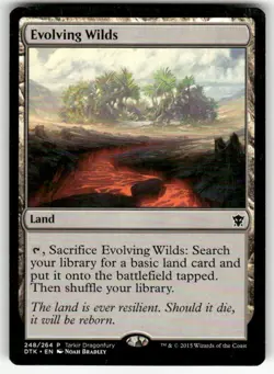 EVOLVING WILDS #248 MTG TARKIR DRAGONFURY PROMOS - Image 1