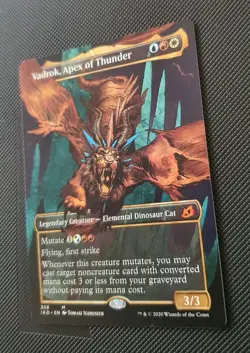MTG *SHOWCASE * Ikoria Lair of Behemoths Mythic Rare VADROK APEX OF THUNDER NM - Image 1