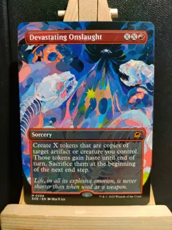 Devastating Onslaught (Borderless) - Edge of Eternities - NM (See pics) MTG - Image 1